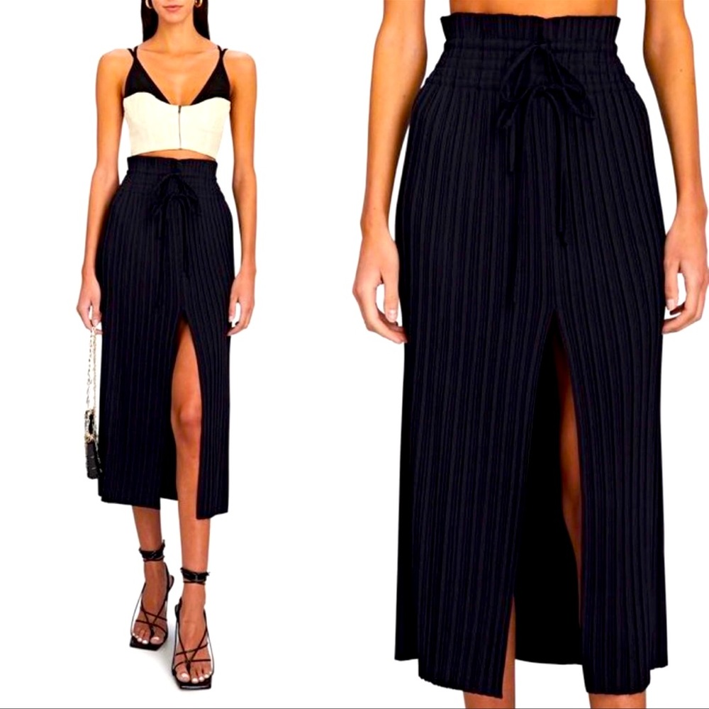 NWT ALC Stella paper bag midi skirt size 6